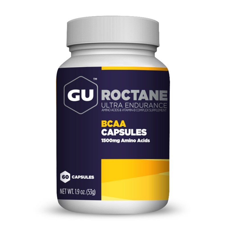 bote de cápsulas para usar antes, durante y después de hacer deporte (60 cápsulas) bcaa