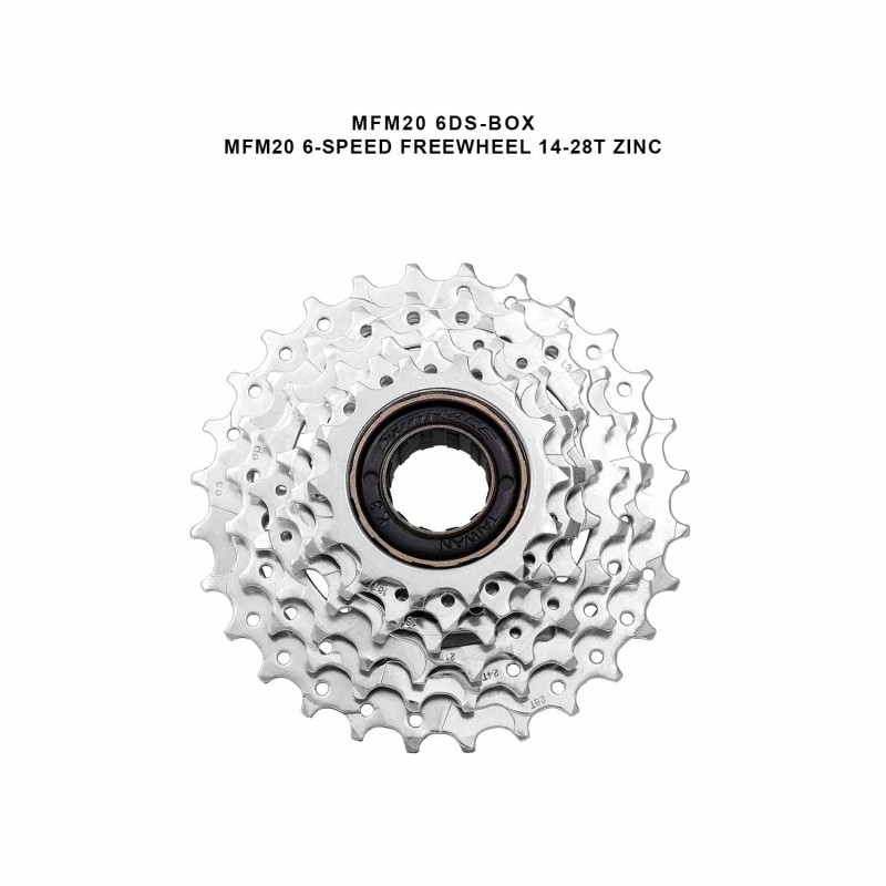 casette 6v para rueda libre mfm20 14-28t zinc