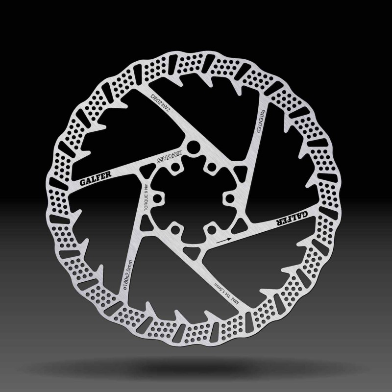 GALFER DISCO DEL FRENO MTB SHARK Ø203 MM - Foto 1 di 1