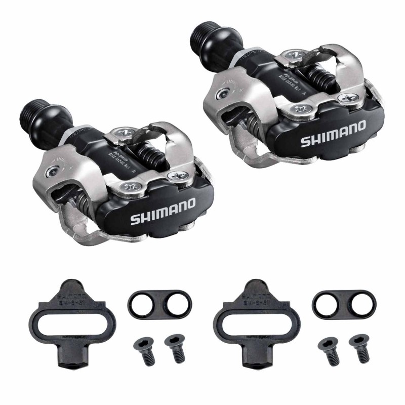 pedales bicicleta + calas m540 spd + sm-sh51