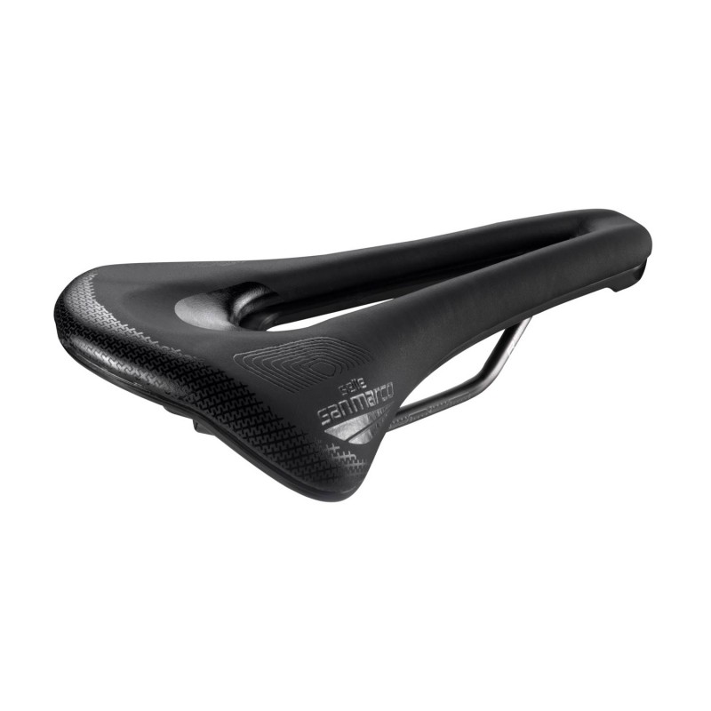 sillin asiento bicicleta carretera shortfit 2.0 supercomfort open-fit racing wide 245 gr 155 x 255 mm