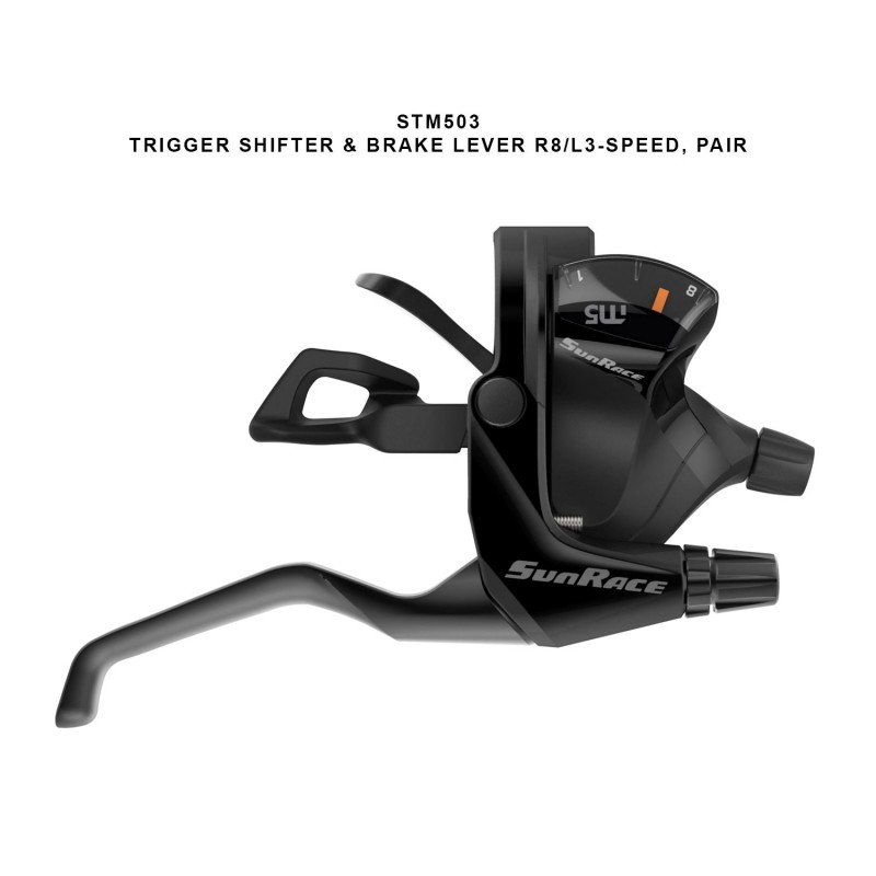maneta de cambio y freno bicicleta stm503 r8/l3 speed
