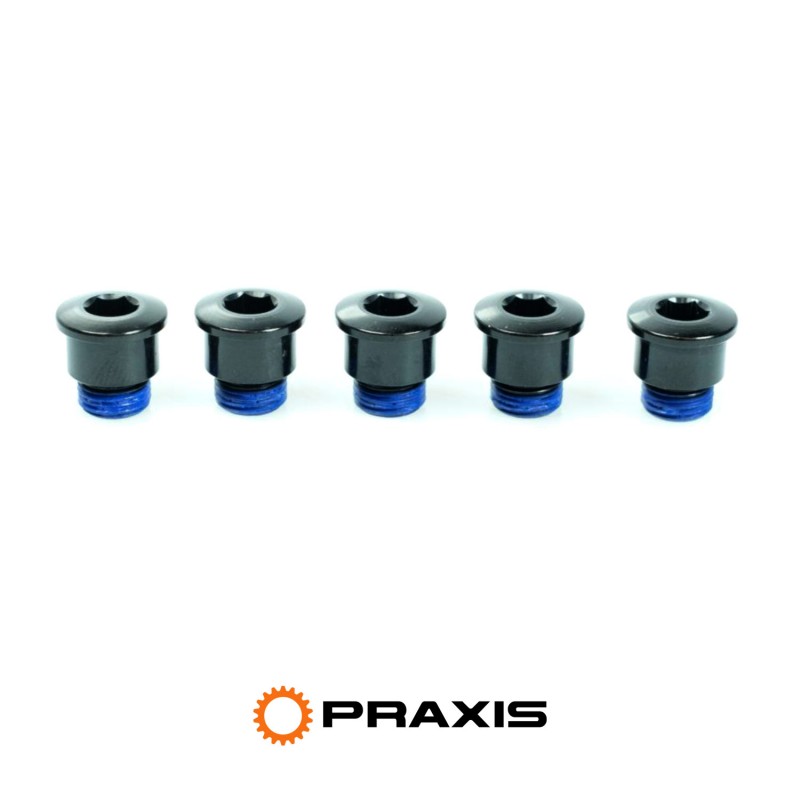 juego 5 tornillos para pedalier cr alloy road 5/6 mm allen 48/32