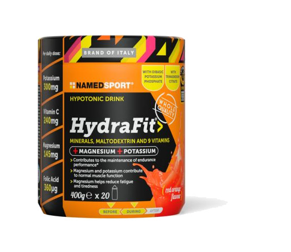 polvo de hidratación hydrafit red orange 400g