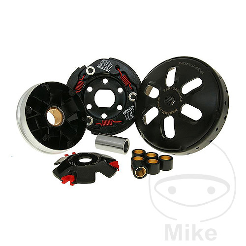 kit de embrague, campana de embrague y variador para moto qmb139 4t