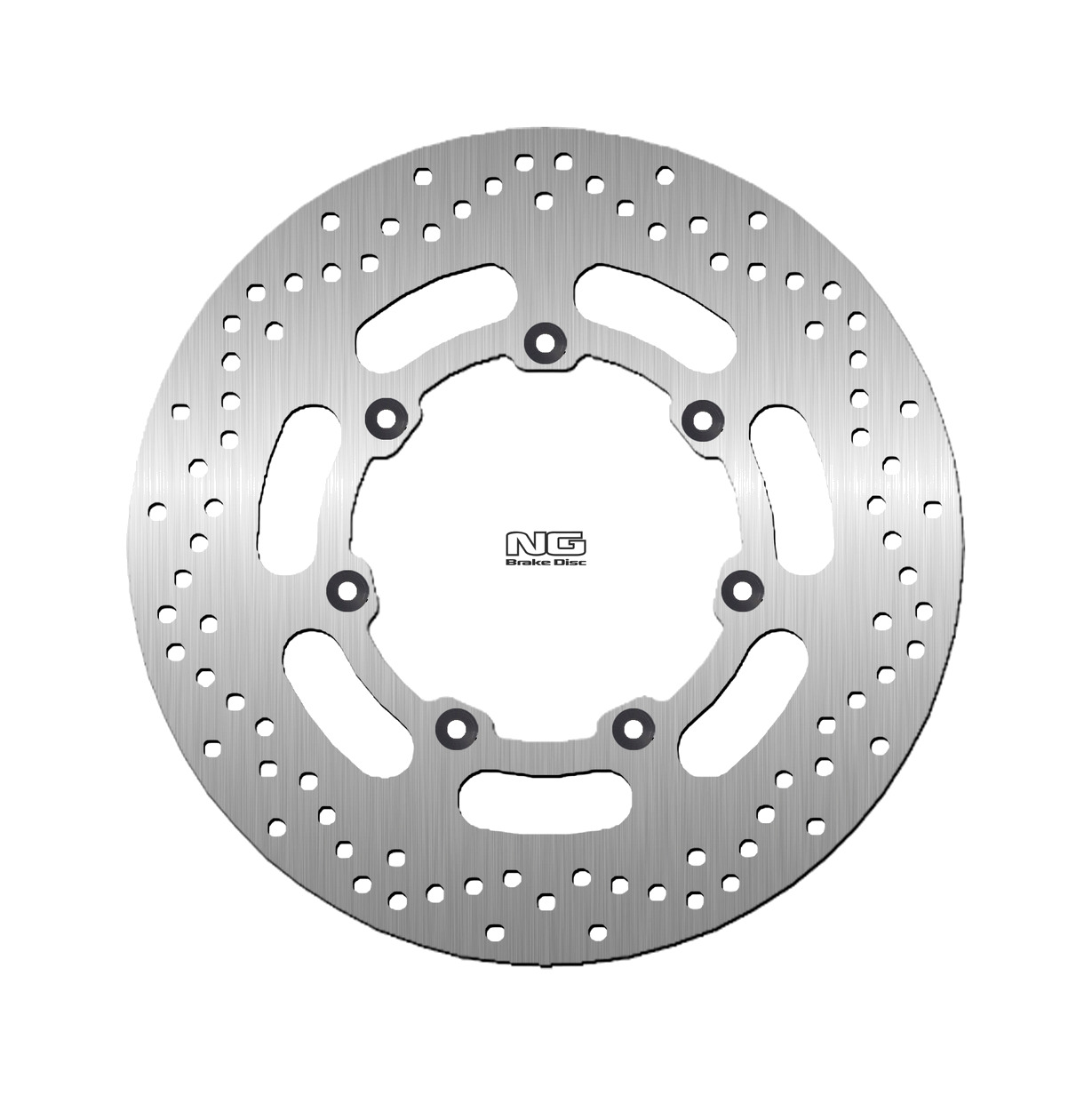 disco de freno ng brake disk de sujeción redondo con diámetro 130/300mm y 7 orificios, espesor de 5mm para frenado seguro