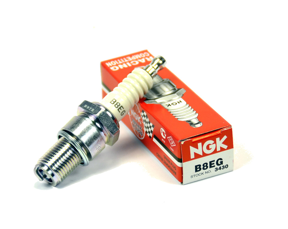 bujía con terminal extraíble b8eg para competición ngk