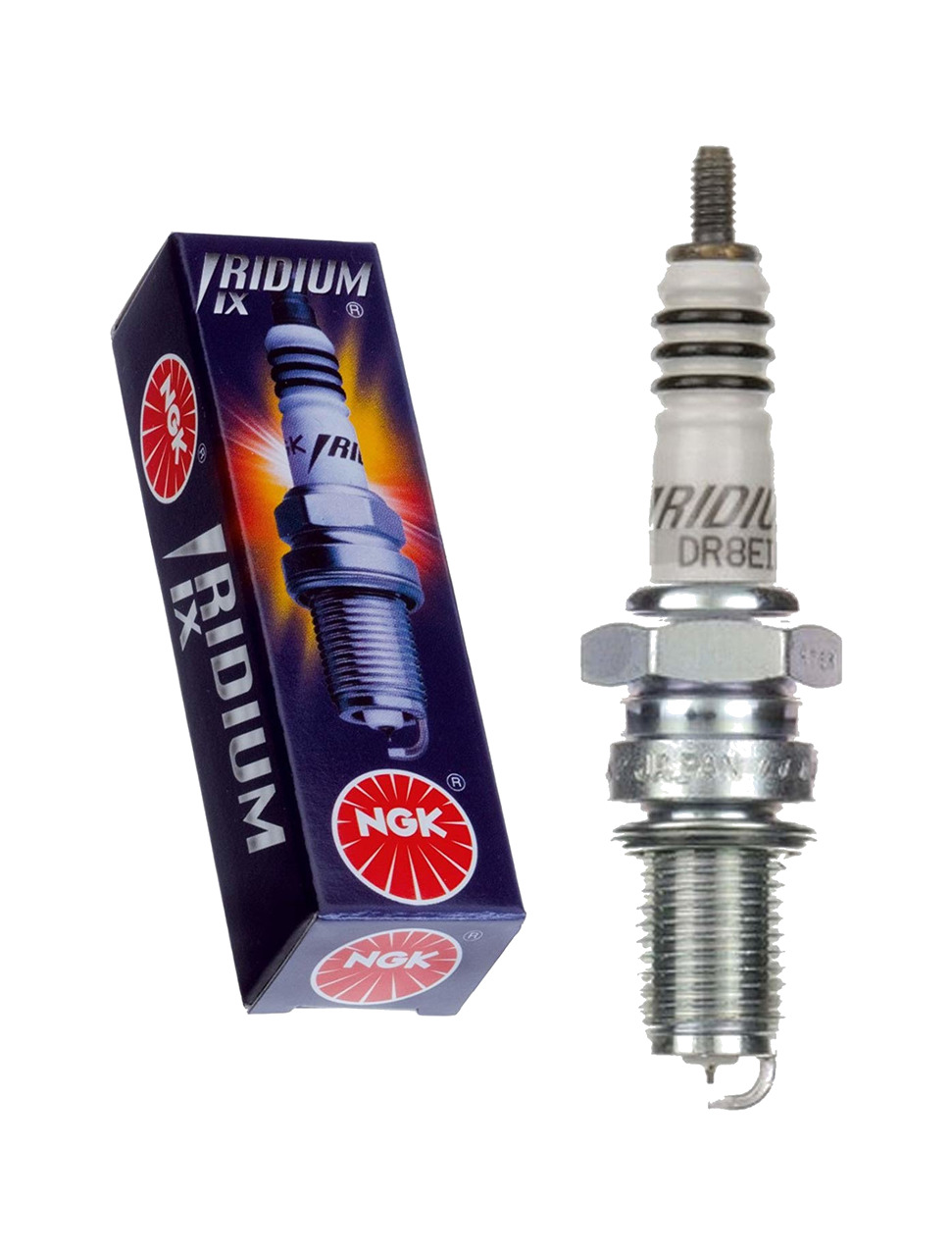 bujía ngk br8eix iridio ix para carretera con terminal extraíble