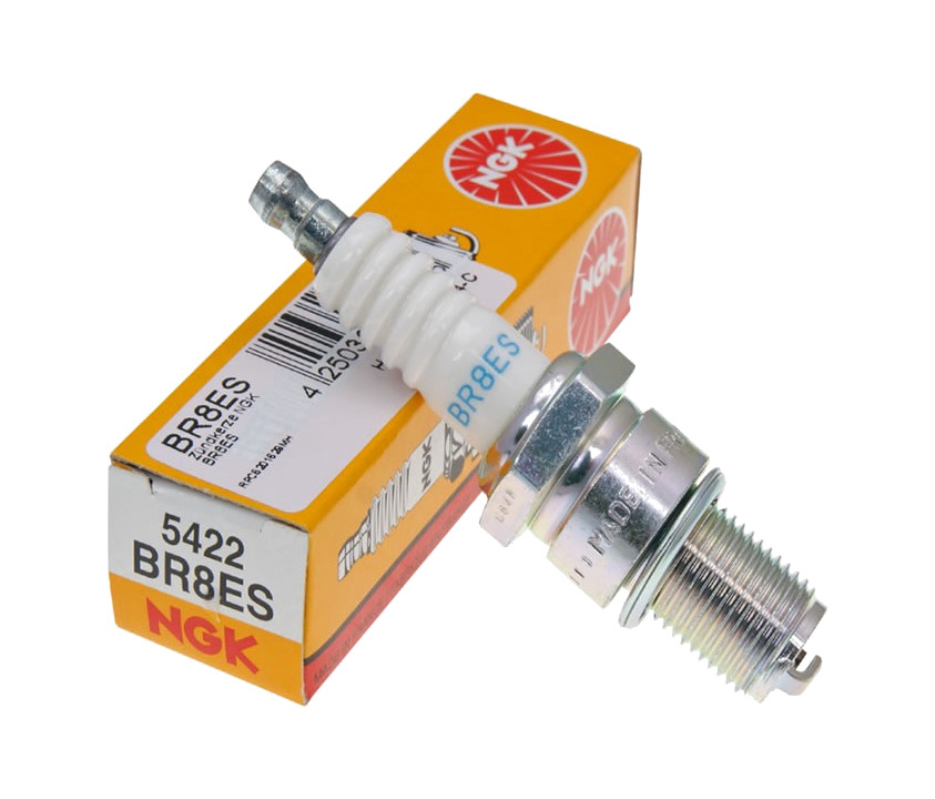 bujía ngk br8es con terminal extraíble para mayor potencia de chispa