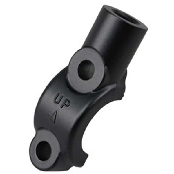 soporte retrovisor para bomba de freno nissin con adaptador de espejo - negro