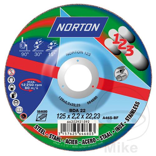 disco de corte 115x2.2 mm 1-2-3
