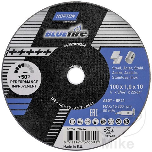 NORTON cutting disc 100 x 1.0 10 ALTN5649300 - Picture 1 of 1