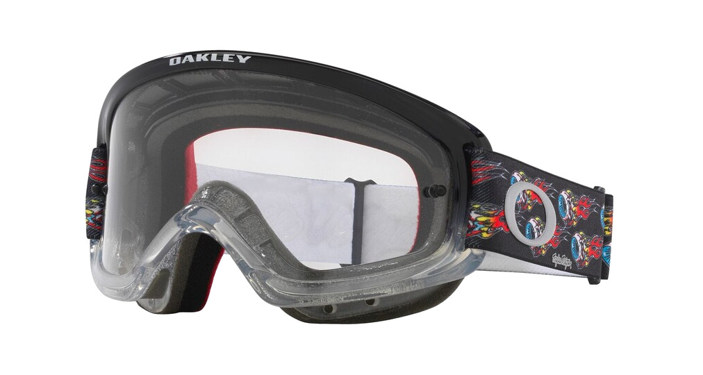 OAKLEY Gafas enduro motocross XS O-FRAME 2.0 PRO MX - TLD EYEBALLS BLACK CLEAR - Imagen 2 de 2