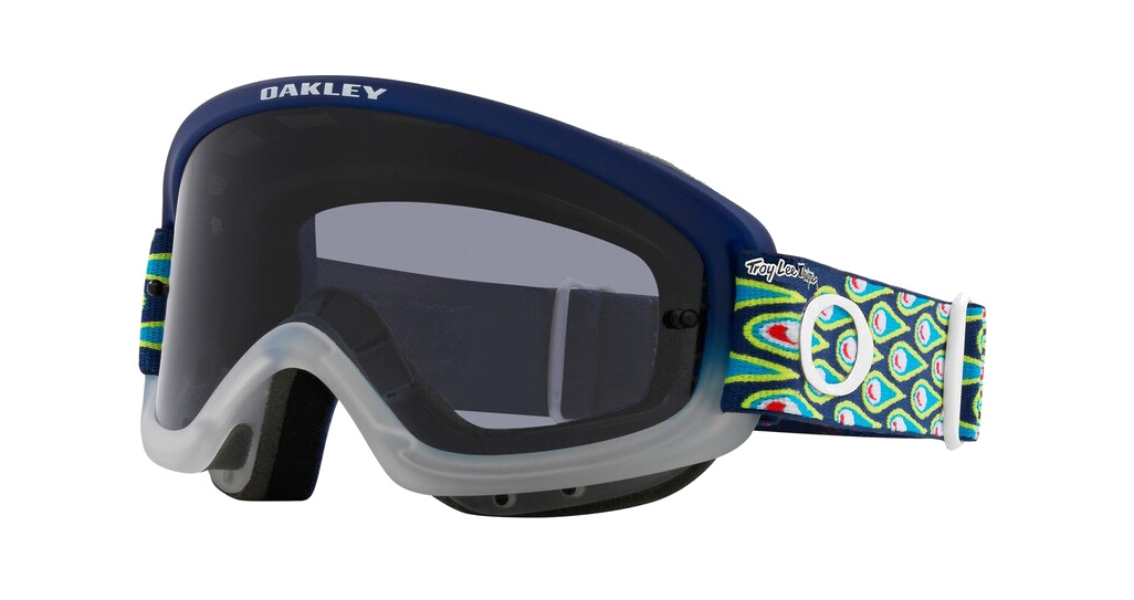 gafas enduro motocross xs o-frame 2.0 pro mx - tld speed bubbles navy dark grey