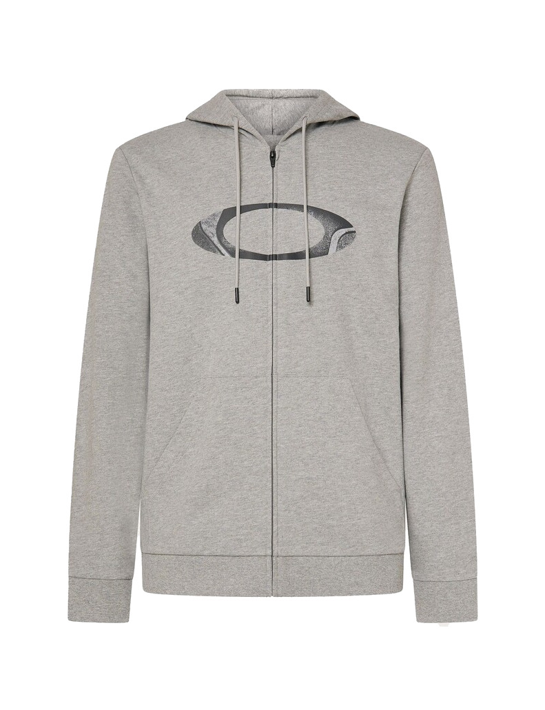 sudadera clásica con logo new ellipse - granite heather