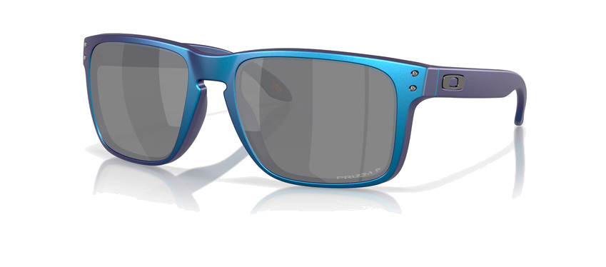 gafas de sol con lentes grandes lente polarizado holbrook xl matte cyan/blue colorshift - prizm polarized