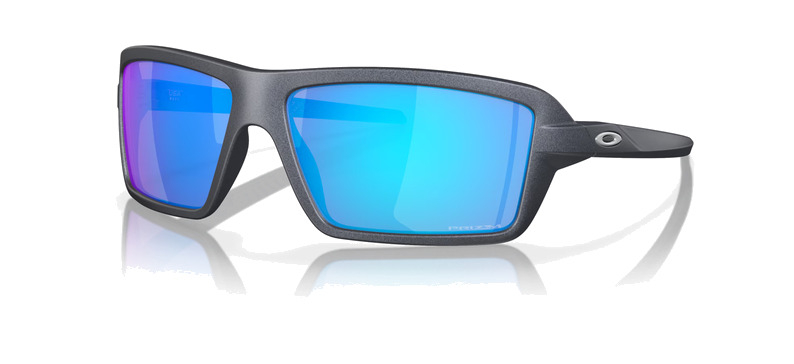gafas de sol con diseño moderno cables steel - prizm sapphire