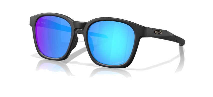 gafas de sol con diseño moderno shackle matte - prizm sapphire