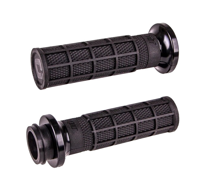juego de puños completos con acelerador por cable v-twin hart-luck signature tbw (08-) harley davidson lock-on
