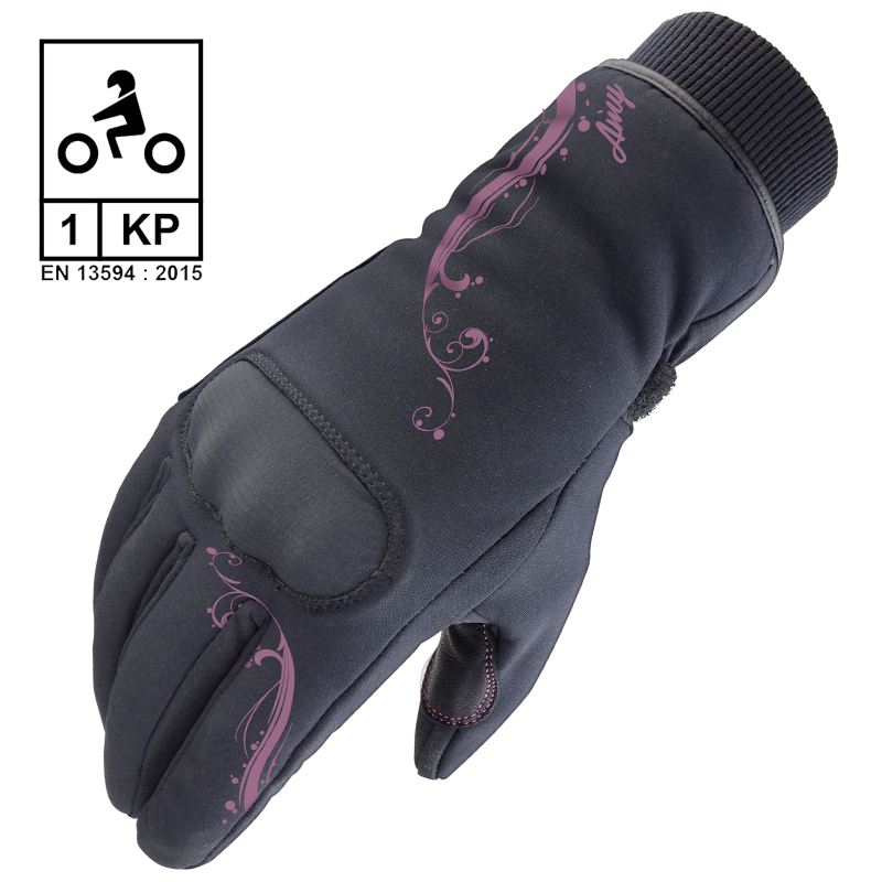 ON BOARD Guantes moto impermeables SOFTSHELL LADY AMY CE - Bild 4 von 4