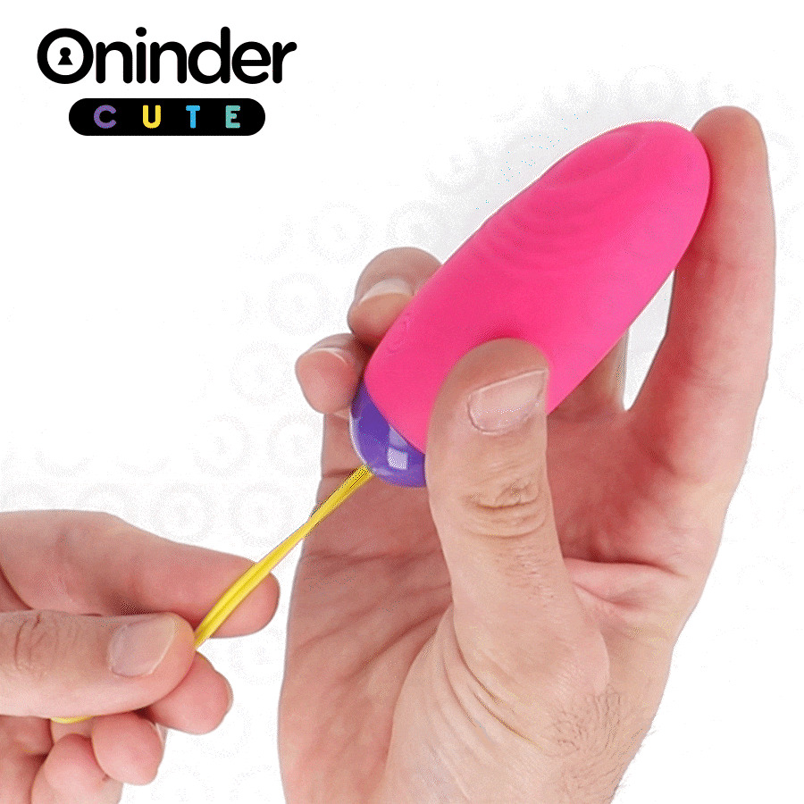 huevo vibrador de silicona con app cute love pleasure wave-tapping