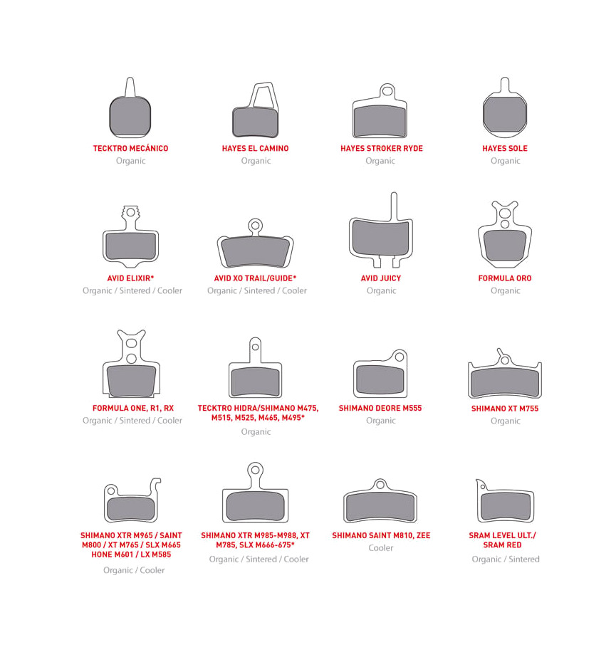 pastillas de freno hayes stroker ryde
