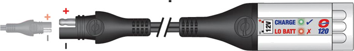 cable comprobador de càrrega amb llanterna led o120