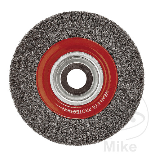 cepillo redondo alambre de acero corrugado 200x30 mm