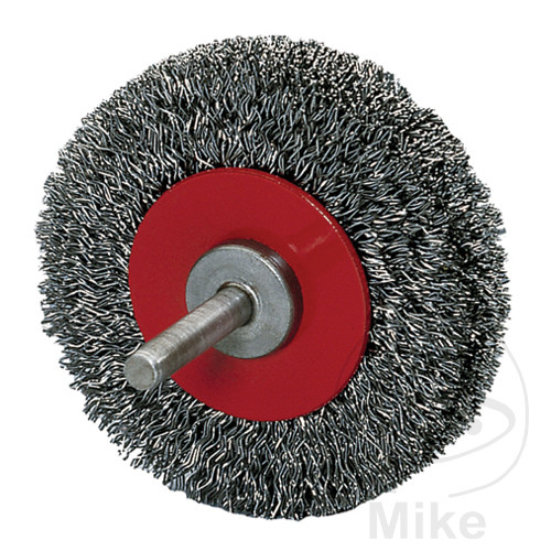 cepillo redondo alambre de acero corrugado 50x10 mm