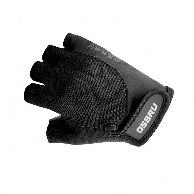 guantes bicicleta ciclismo cortos evolution brun