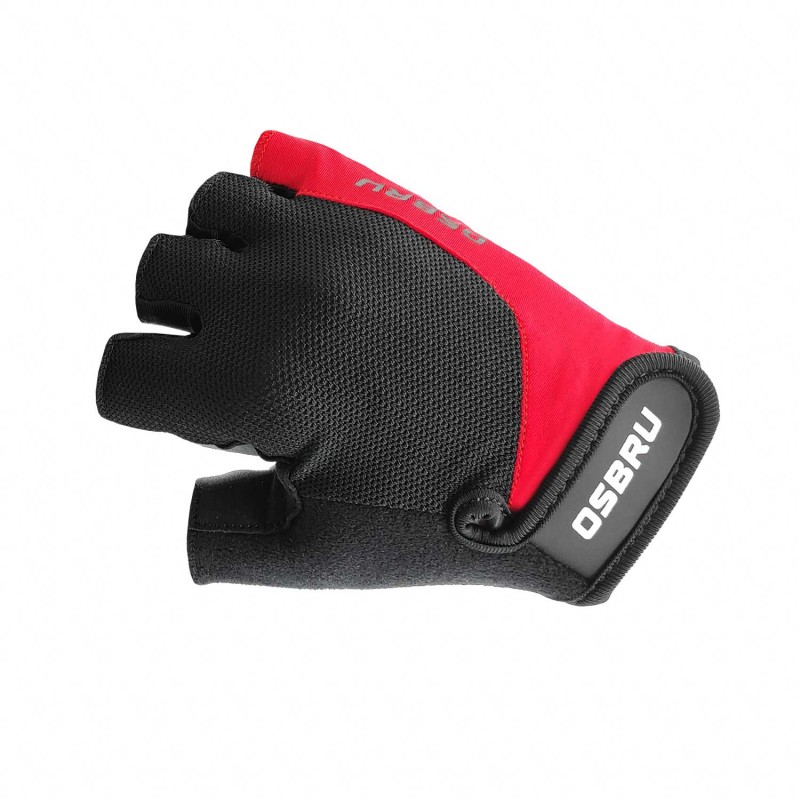 guantes bicicleta ciclismo cortos evolution brun
