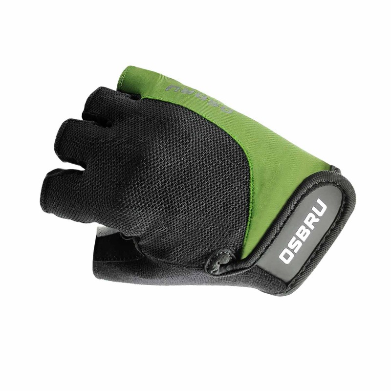 guantes bicicleta ciclismo cortos evolution brun