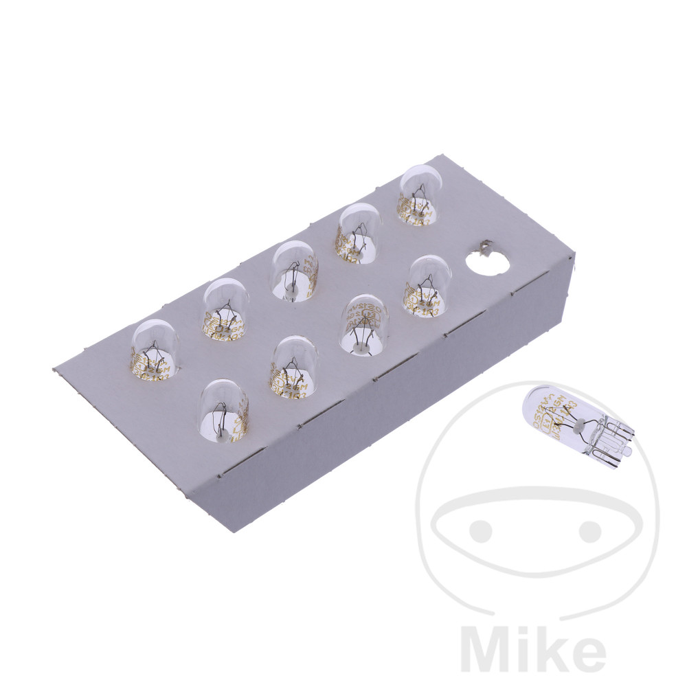 bombilla base de vidrio 24v 3w w2.1x9.5 original