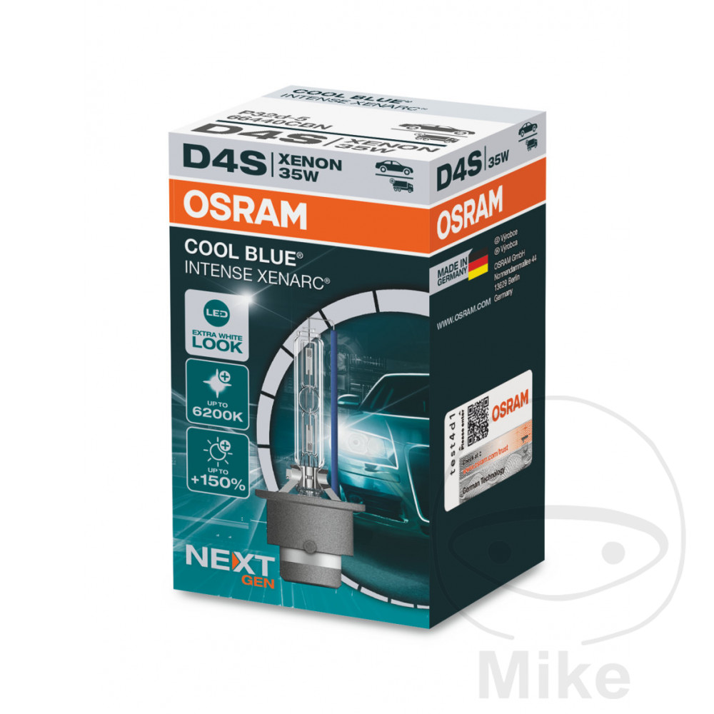 bombilla de xenón 35w d4s 
cool blue intense nex gen