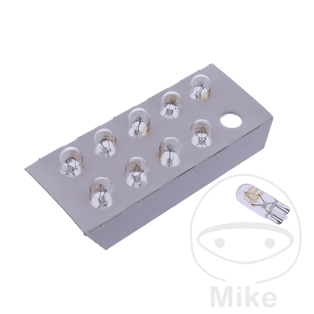 bombilla base de vidrio 24v 5w w2.1x9.5d w5w