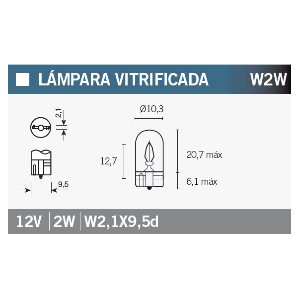 lámpara bombilla osram 2820 12v2w para motocicletas - repuestos originales rentables