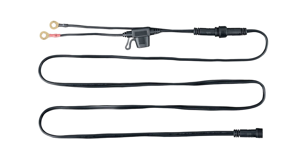 cableado con fusible de recambio para puños calefactables oxford hotgrips pro
