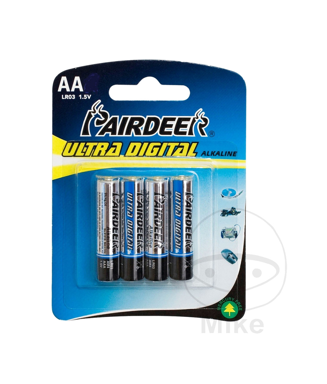 pack 4 pilas medianas aa ultra digital