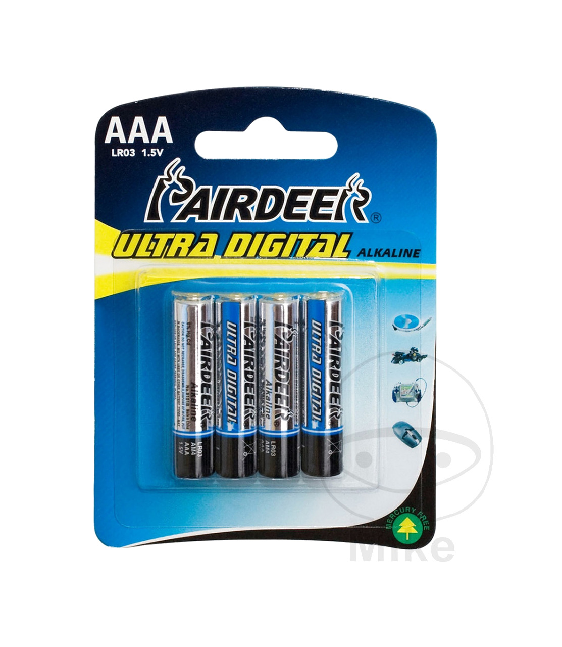 pack 4 pilas pequeñas aaa ultra digital