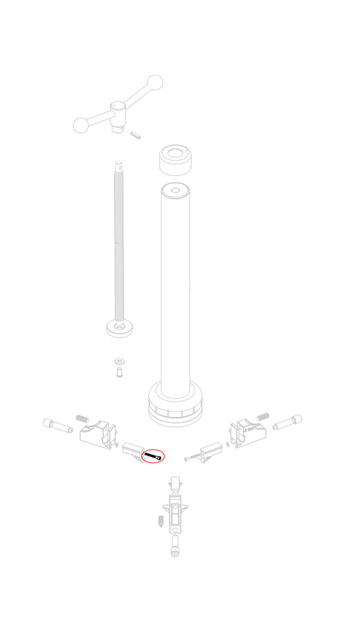 tornillo de cabeza enchufe m3 crp-2 prs-33 prs-33.2 25 mm