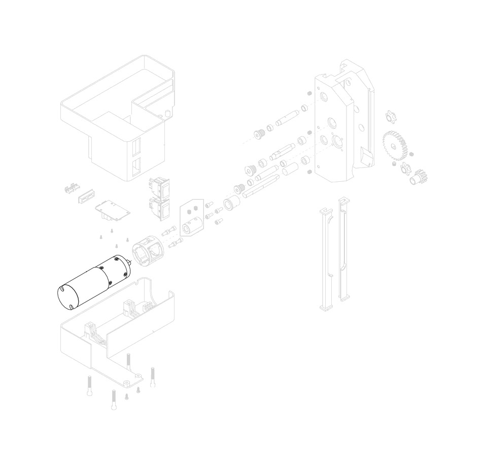 piñon de motor motor compatible con prs-33 prs-33.2