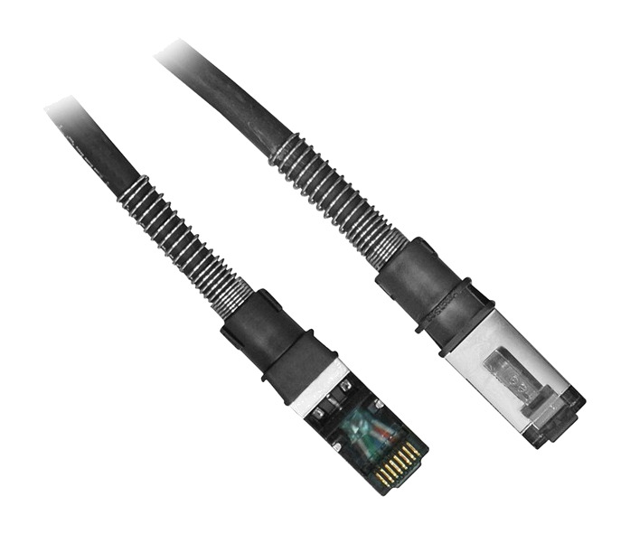 cable de red trazable pci6-f/8 cat6a u/ftp 2,4m