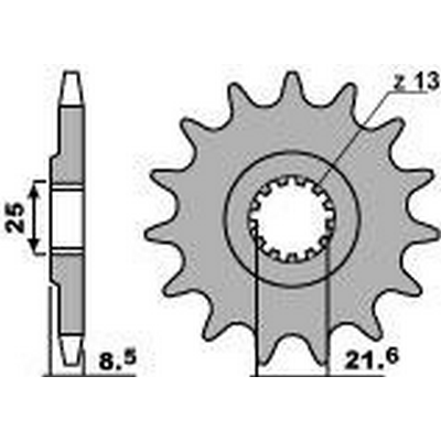 PBR Stahlkettenrad - Bild 1 von 1