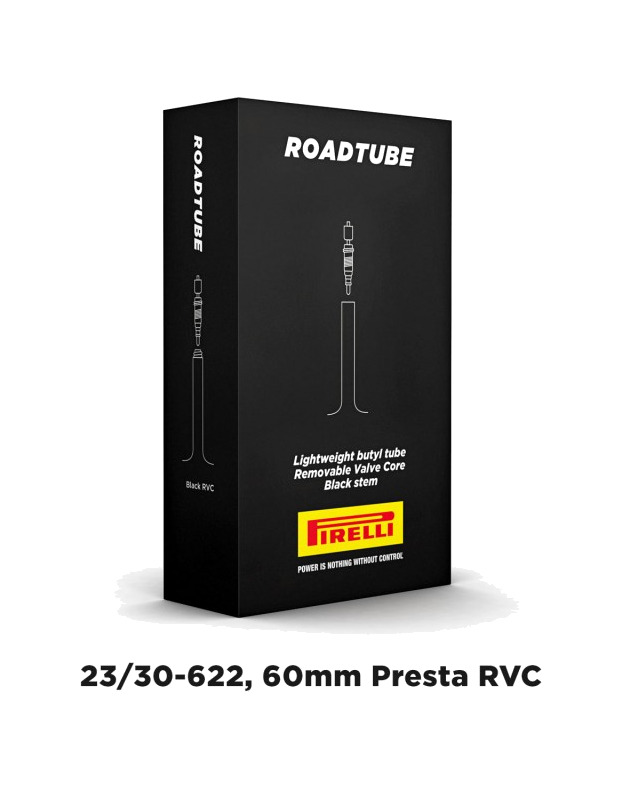 cámara de aire para bicicleta de carretera presta rvc 23/30-622 60mm