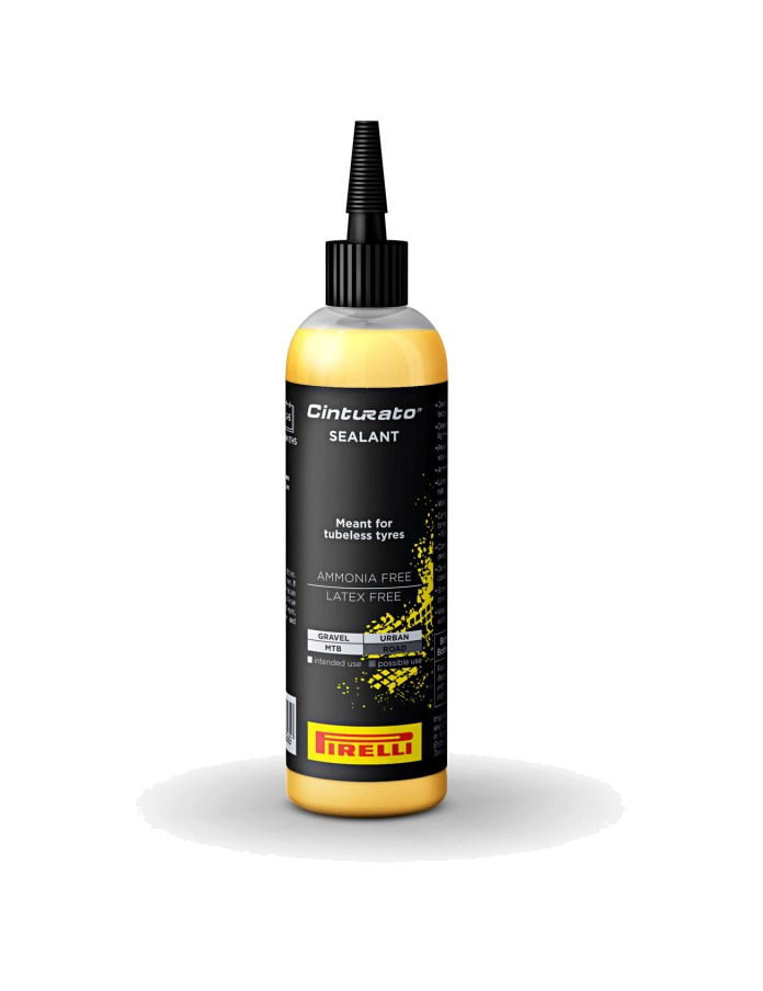 sellante para bicicleta para neumaticos antipinchazos cinturato smartseal 125ml yellow