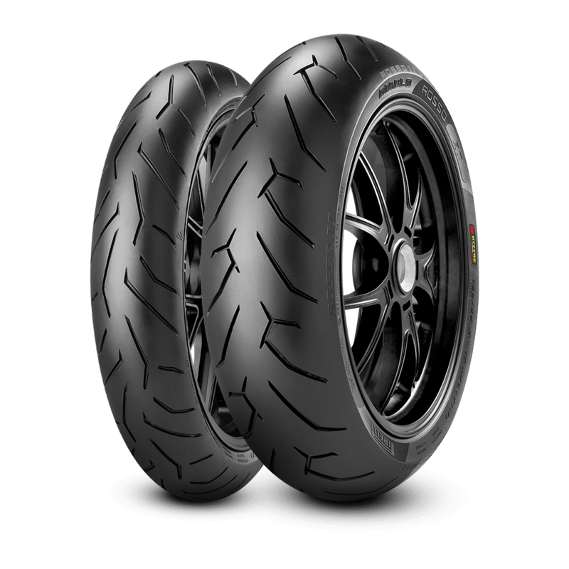 cubierta neumatico hypersport diablo rosso ii (f) (r) 100/80 r 17 m/c 52h tl