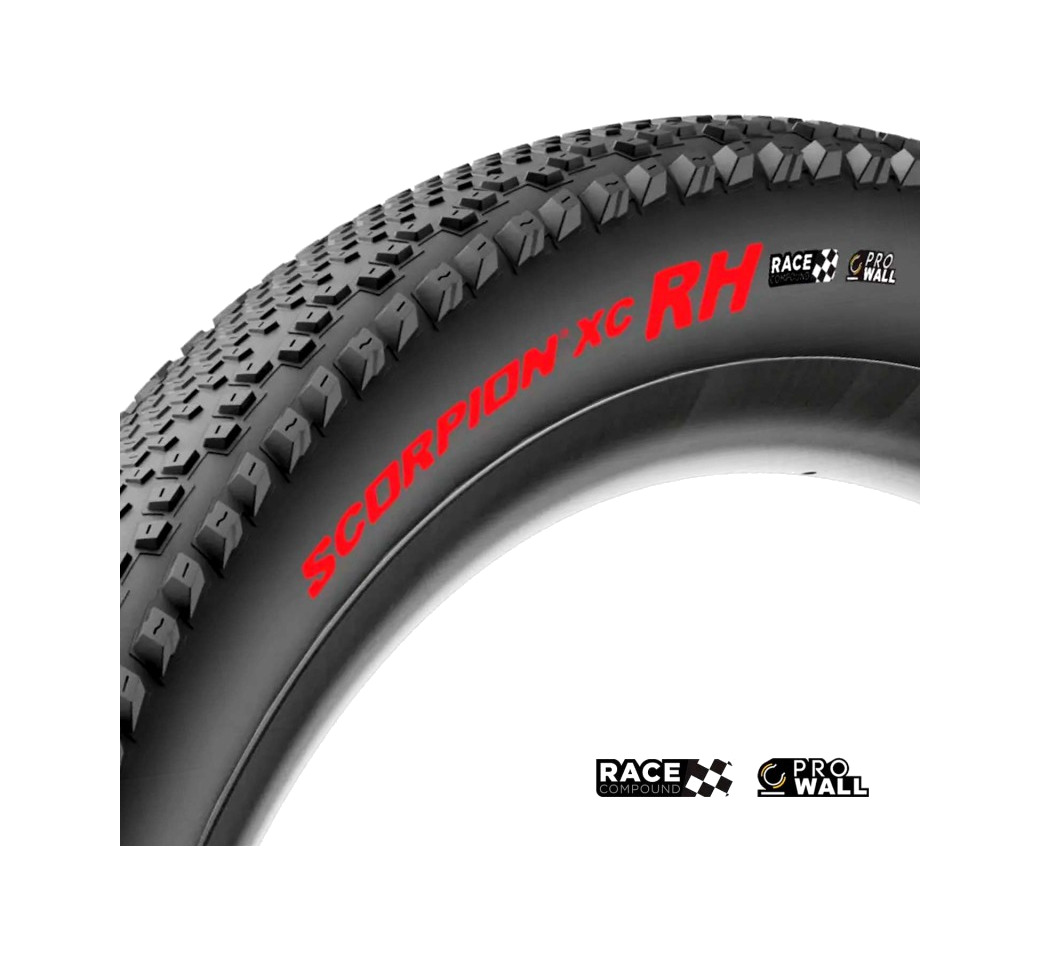 cubierta neumatico scorpion race xc rh 29 x 2.4 prowall red