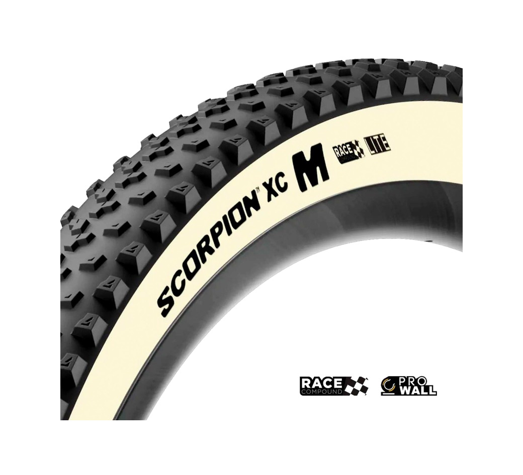 cubierta neumatico scorpion race xc m 29 x 2.4 prowall retro