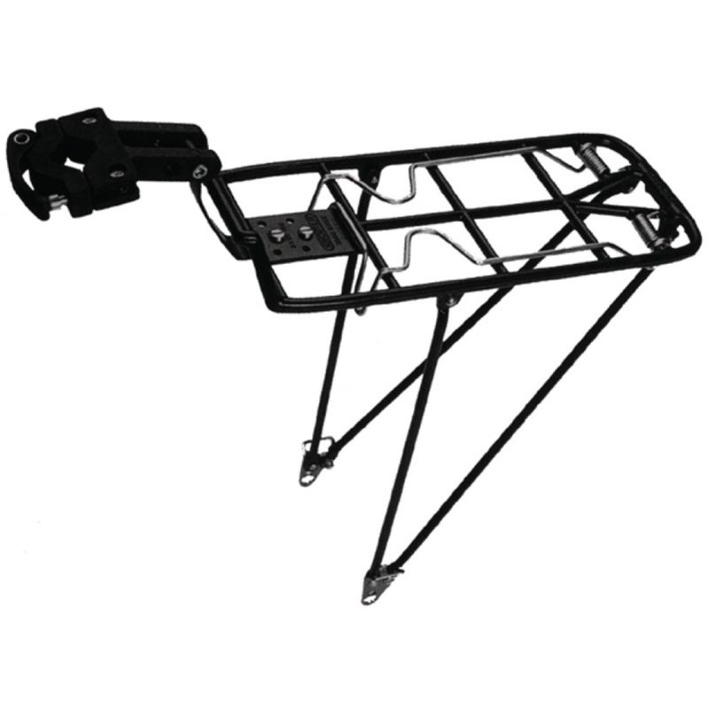 portaequipaje de bicicleta a la tija del sillín + casquillos quick rack