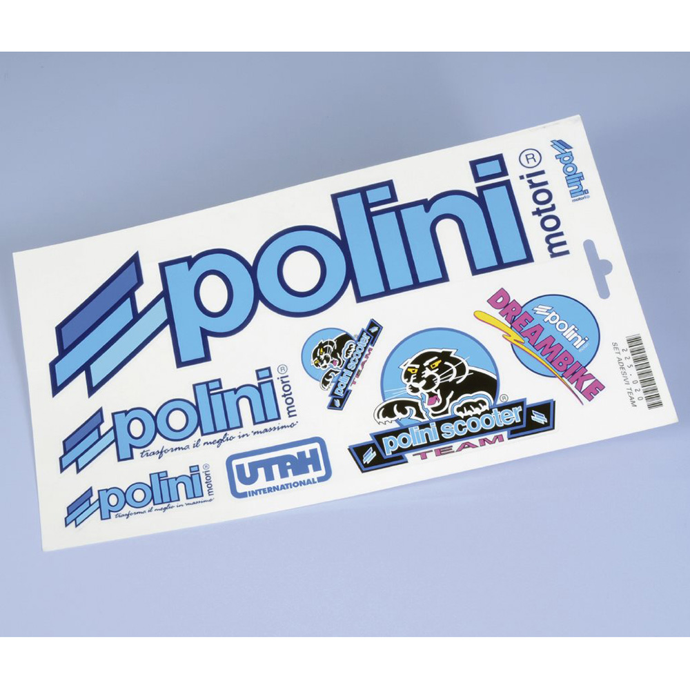 POLINI Polini Blue Line replica stickers en stickerset - Afbeelding 1 van 1